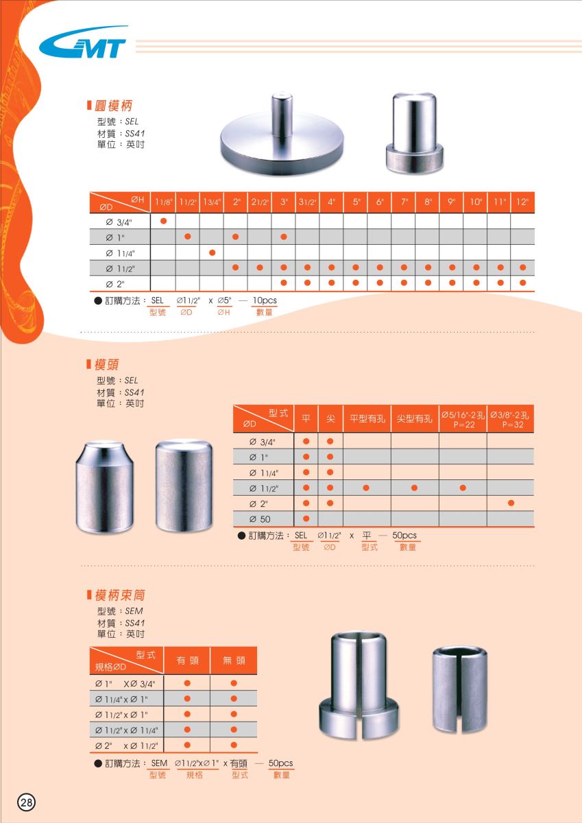 模柄束筒